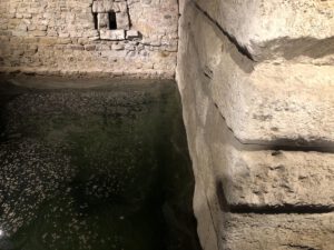 Das über 2000 Jahre alte Ubiermonument steht seit seit seiner Entstehung immer wieder im Wasser.